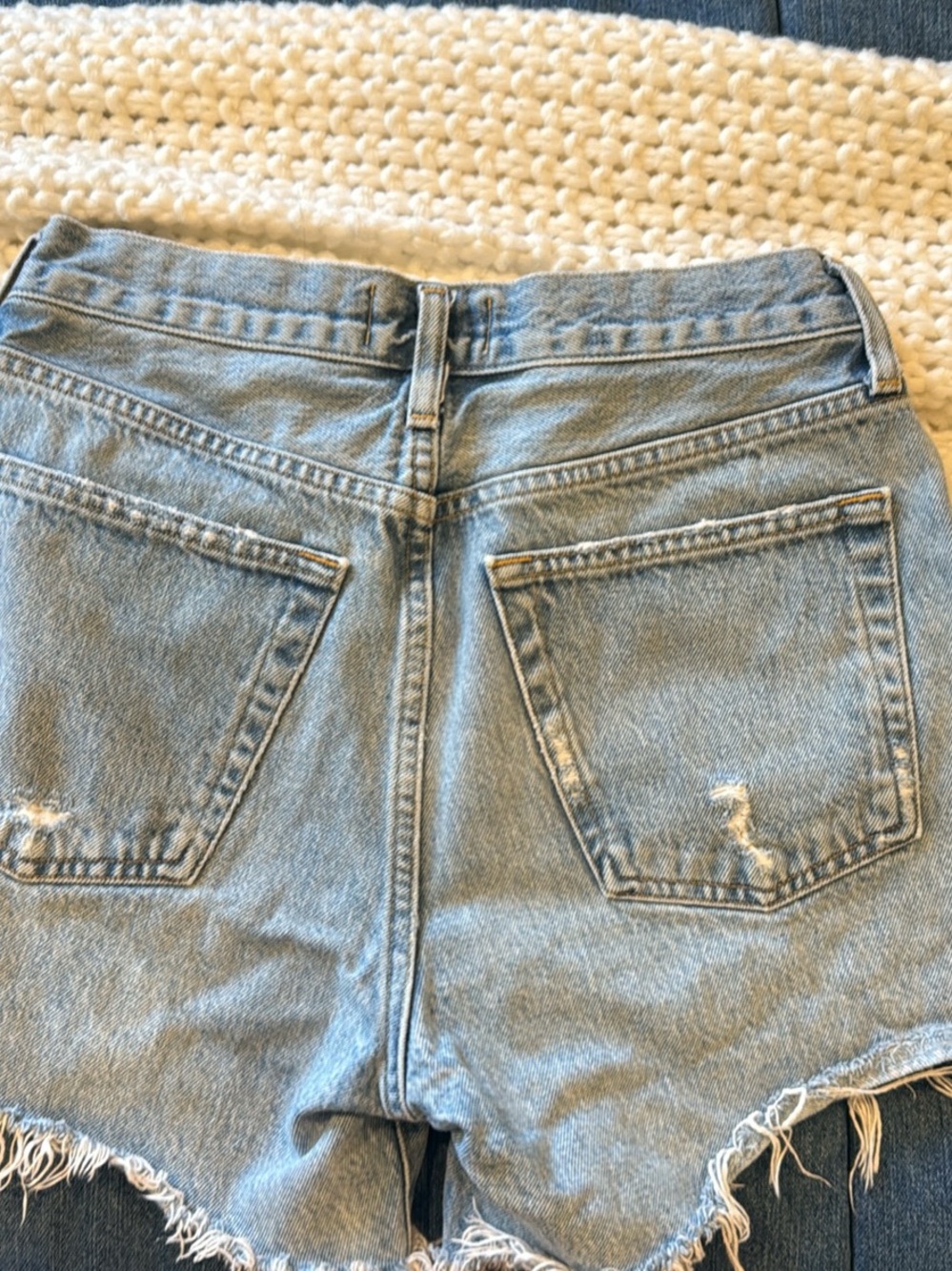 Agolde Parker Denim shorts - Picture 3 of 4